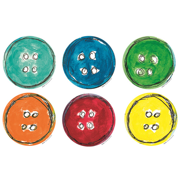 Pete the Cat Groovy Buttons Accents, Pack of 36