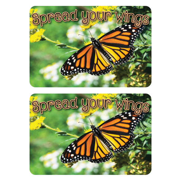 The Original Fun Mat® Computer Mouse Pad, 11.75x8 in, Butterfly, Spread Your Wings, Set of 2