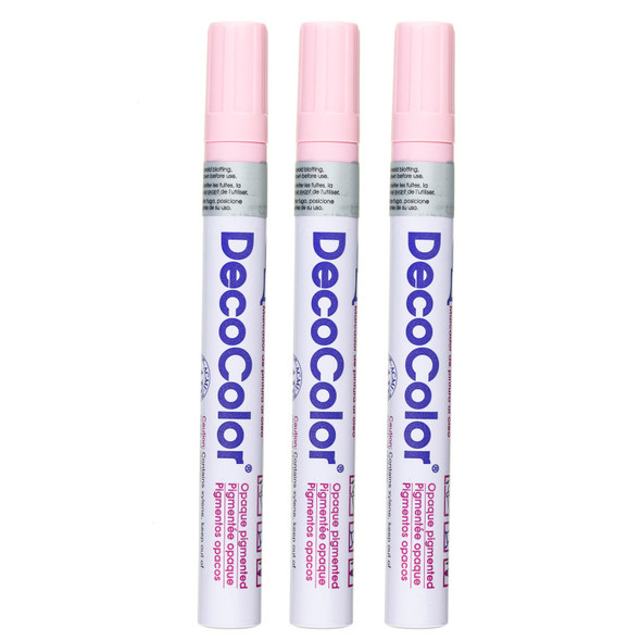 DecoColor® Paint Marker, Broad Tip, 300-S, Blush Pink #76, Set of 3