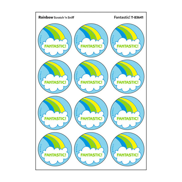 Fantastic!/Rainbow scent Retro Scratch 'n Sniff Stinky Stickers®, 24 ct.