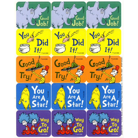 Dr. Seuss Success Stickers, Pack of 120