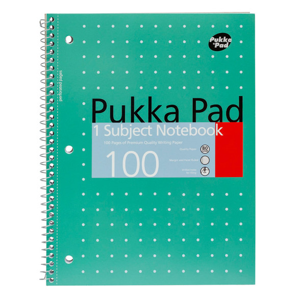 Metallic 1 Subject Notebook, 7.5" x 9.75", 100 Pages