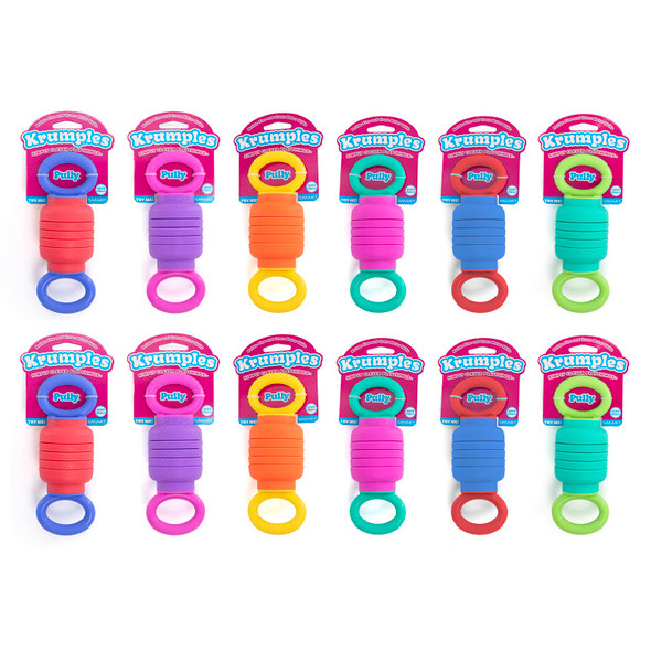 Krumples Pully Sensory Toy, Assorted Colors, 12 Count
