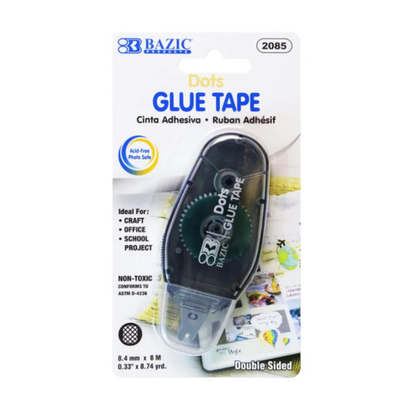Permanent Dots Glue Tape, 8.4 mm x 8 m