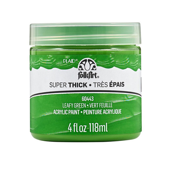 Super Thick Acrylic Paint, 4 oz, Leafy Green