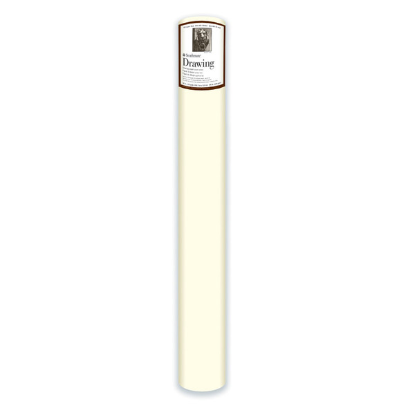 400 Series Drawing Paper Roll, Smooth Finish, Cream White, 42 inchx10 yards