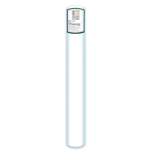 400 Series Drawing Paper Roll, Recycled, Medium Finish, Bright White, 42 inchx10 yards
