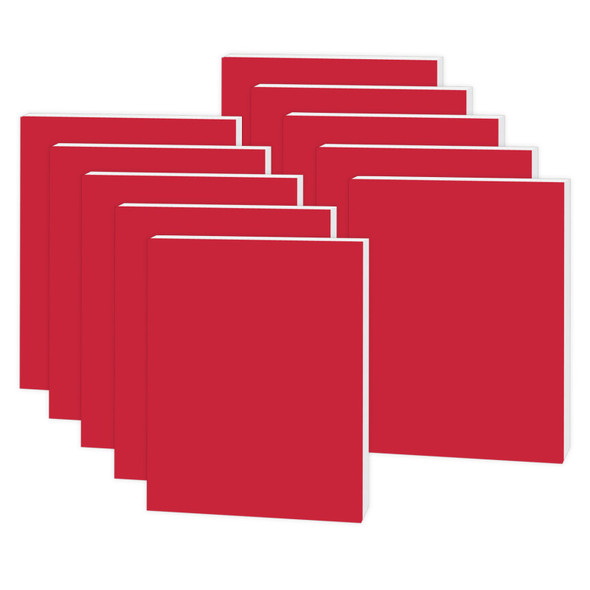 Foam Board, Red, 20 x 30 in, Pack of 10