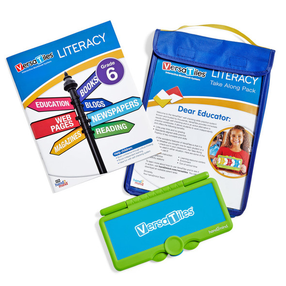 VersaTiles Literacy Take Along Pack, Grade 6