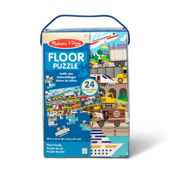 Traffic Jam 24-Piece Floor Puzzle