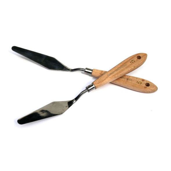 Palette Knife, Metal Blade with Wood Handle