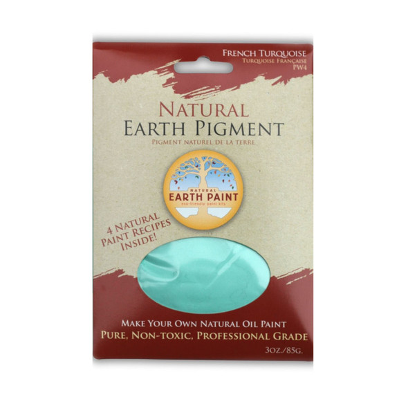 Earth & Mineral Pigment, French Turquoise, 3 oz