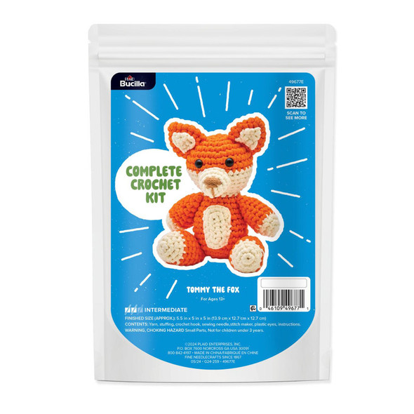 Amigurumi Tommy the Fox Crochet Kit