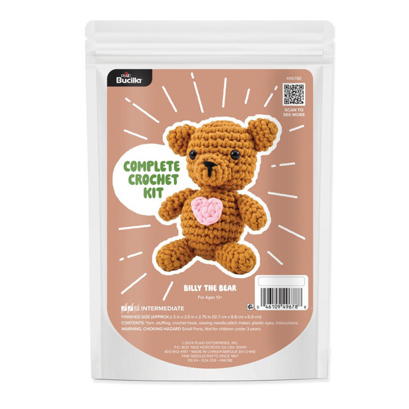 Amigurumi Billy the Bear Crochet Kit
