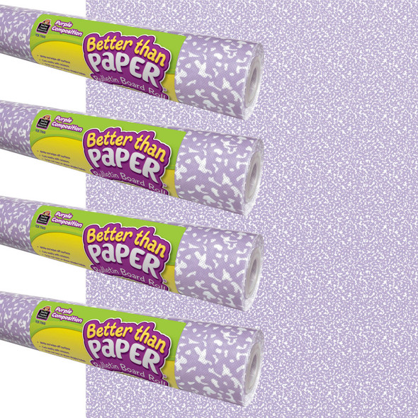 Composition Purple Better Than Paper® Bulletin Board Roll, 4 ft x 12 ft, 4-Pack