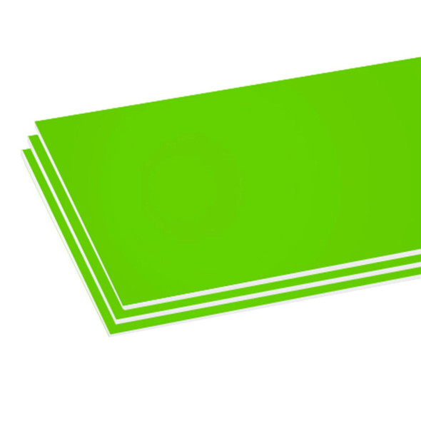 Foam Board, Fluorescent Green, 3-Pack