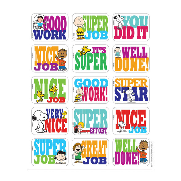 Peanuts® Success Stickers