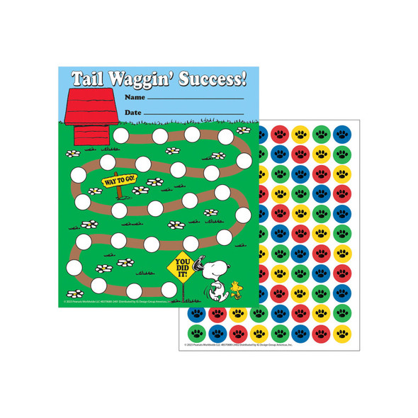 Peanuts® Mini Reward Charts with Stickers, Pack of 36