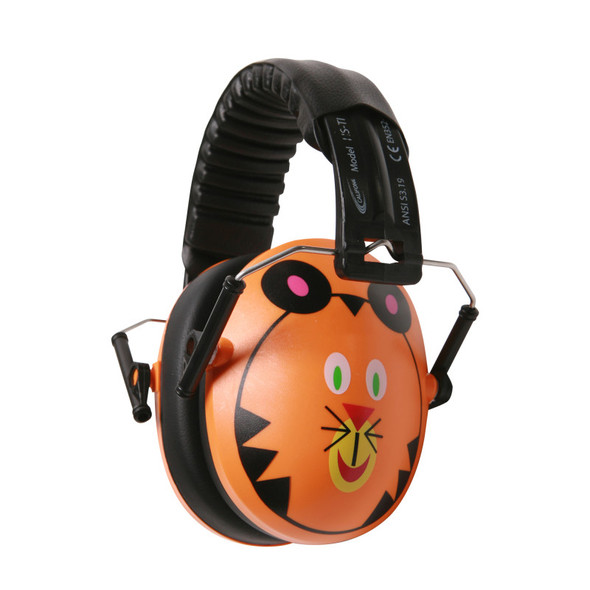 Hush Buddy Earmuff Hearing Protector, Tiger, Multicolor