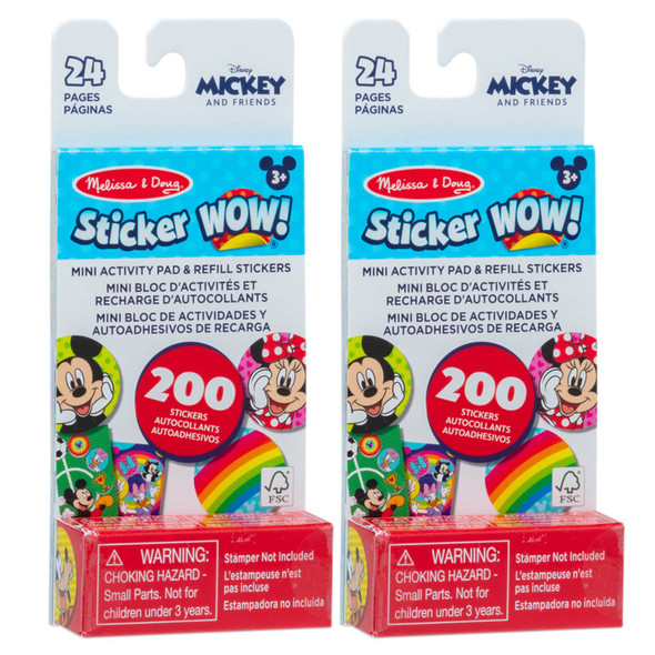 Disney Sticker WOW! Activity Pads, 2 Set