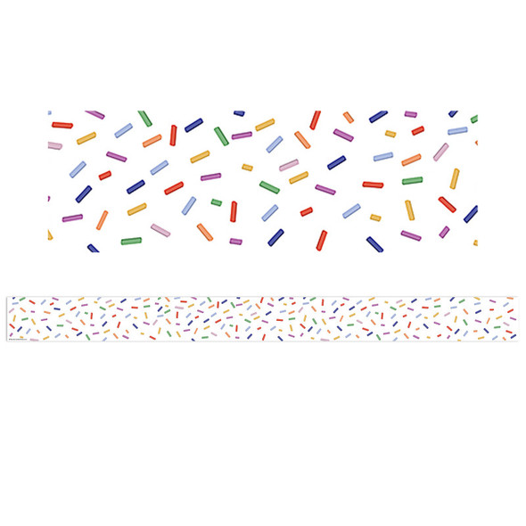 Color Crush Sprinkles Straight Border Trim
