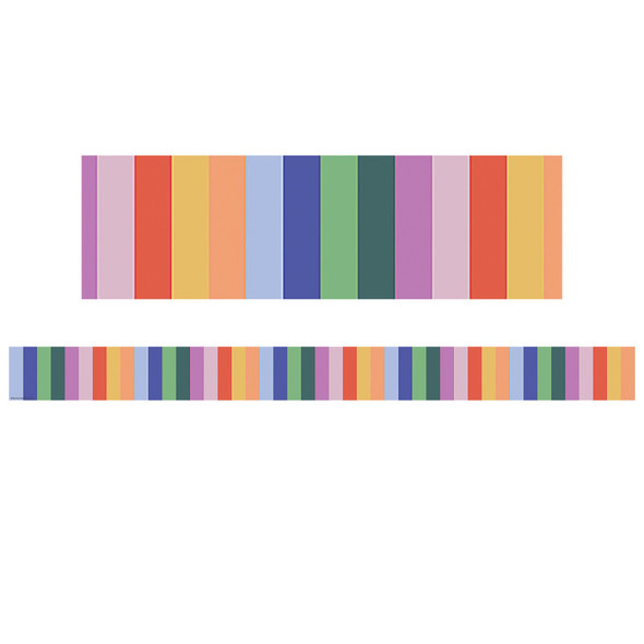 Color Crush Stripes Straight Border Trim