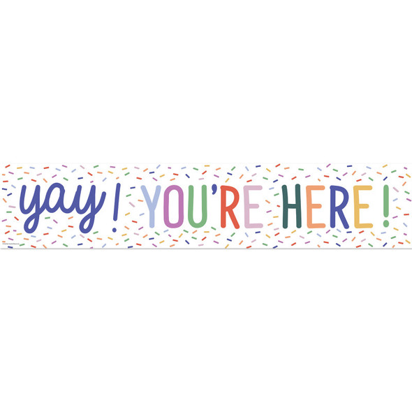 Color Crush Yay! You’re Here! Banner