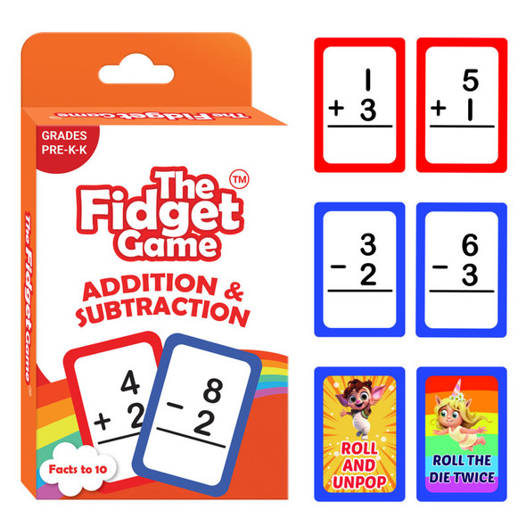 Addition and Subtraction Card Pack, Pre-K and Kindergarten