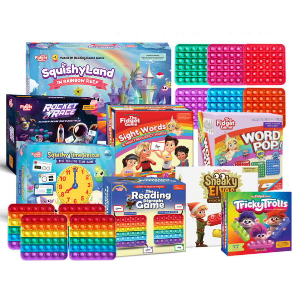 Grade 1 Classroom Bundle, Literacy and Math Games