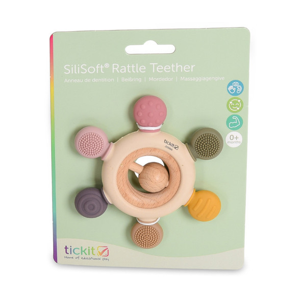 SiliSoft® Rattle Teether, Earth
