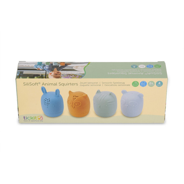 SiliSoft® Animal Squirters, Neutral, Set of 4