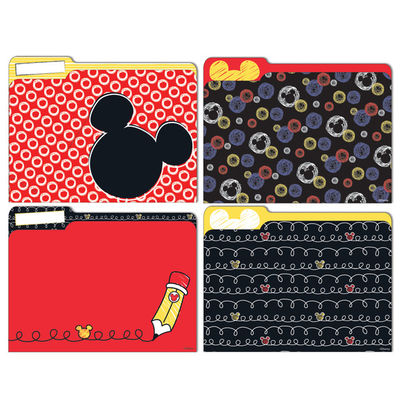 Mickey Color Pop! File Folders, Pack of 4
