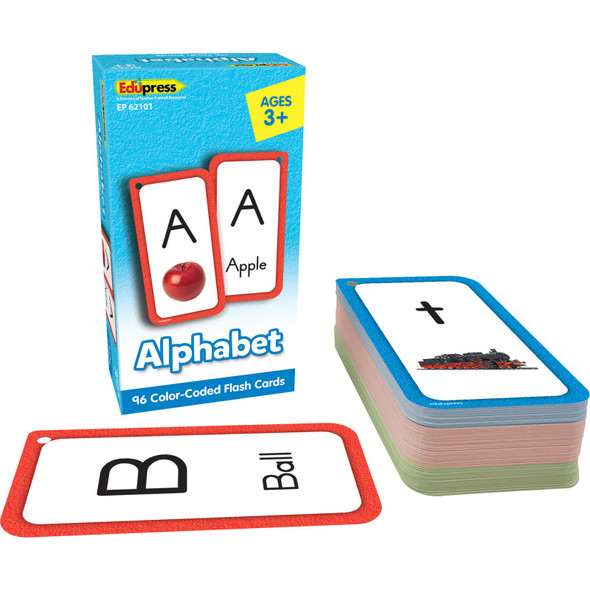 Alphabet Flash Cards Deluxe Set, 96 Cards