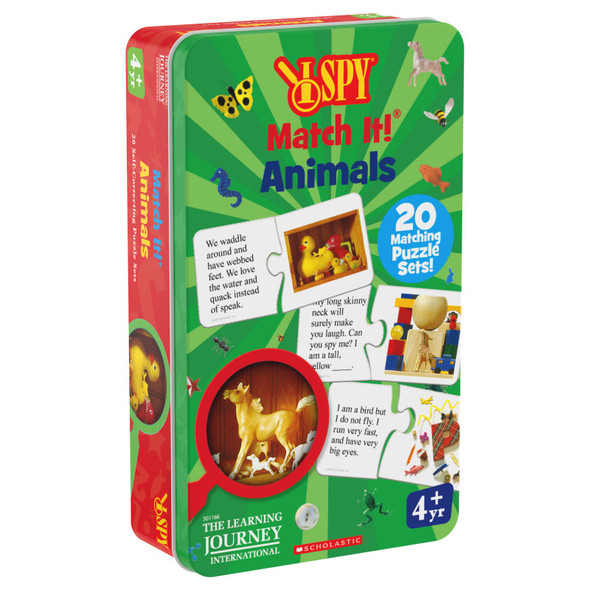 I Spy Match It! Tin Animals