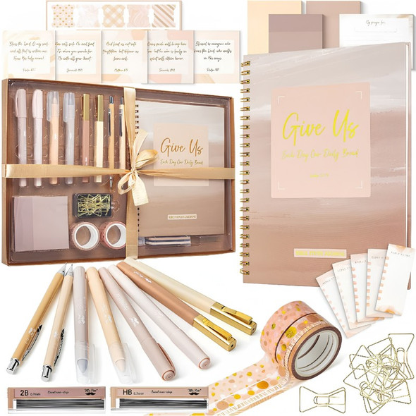 Bible Journaling Kit, Golden Blush Theme, 21 Pieces