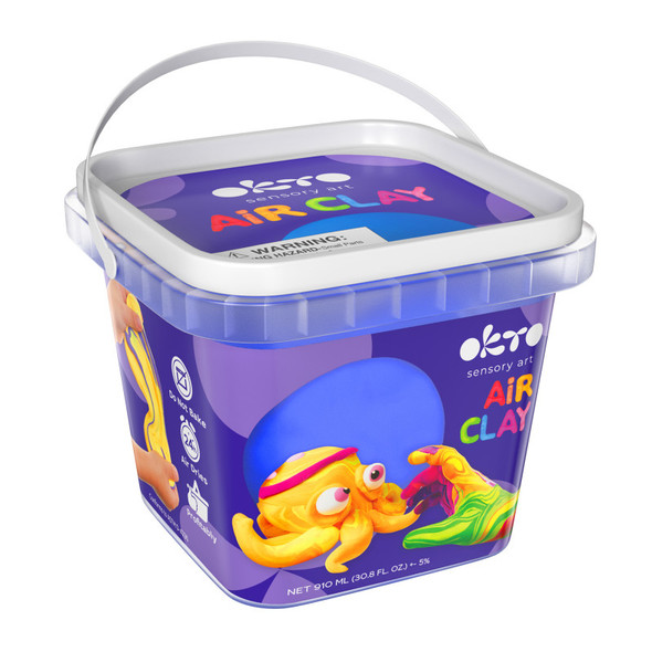Air-Dry Modeling Clay, Blue, 900 mL