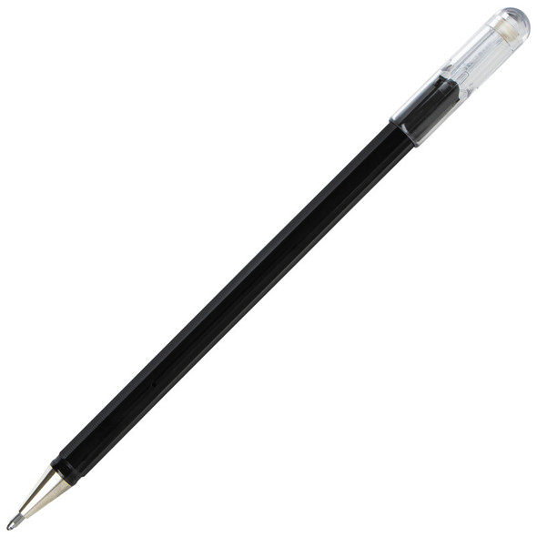 Hybrid Mattehop Gel Roller, Black, 12 Pack