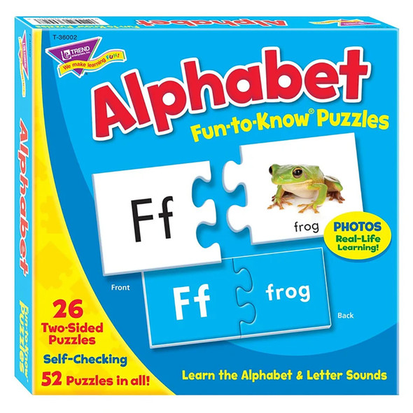Alphabet Fun-to-Know® Puzzles