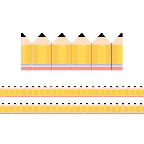 2-Pack Pencils Die-Cut Border Trim
