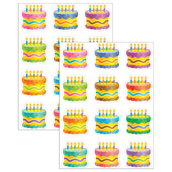 2-Pack Birthday Cakes Mini Accents