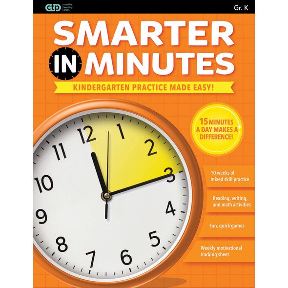 Kindergarten Smarter in Minutes Skills Practice Workbook