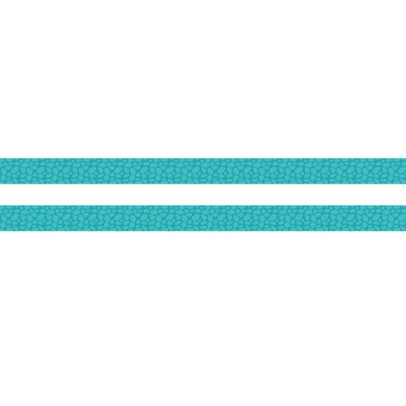 Dino Quest Blue Scales Classroom Border Trim, 24 Strips, 2-Pack