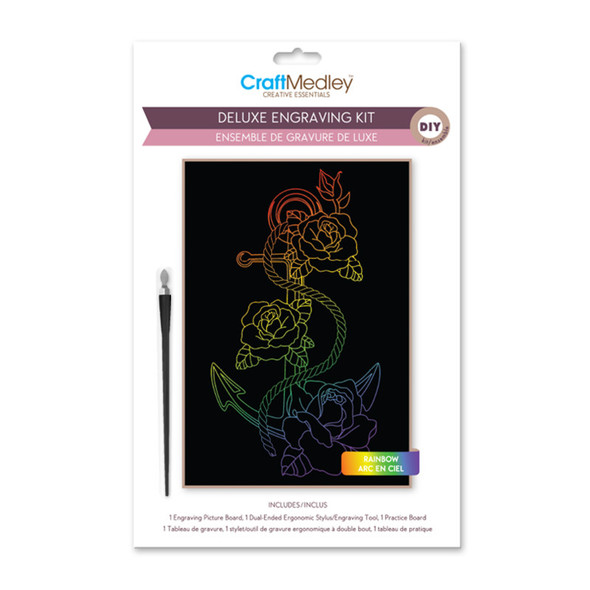 Deluxe Engraving Art Kit, Rose Anchor Design