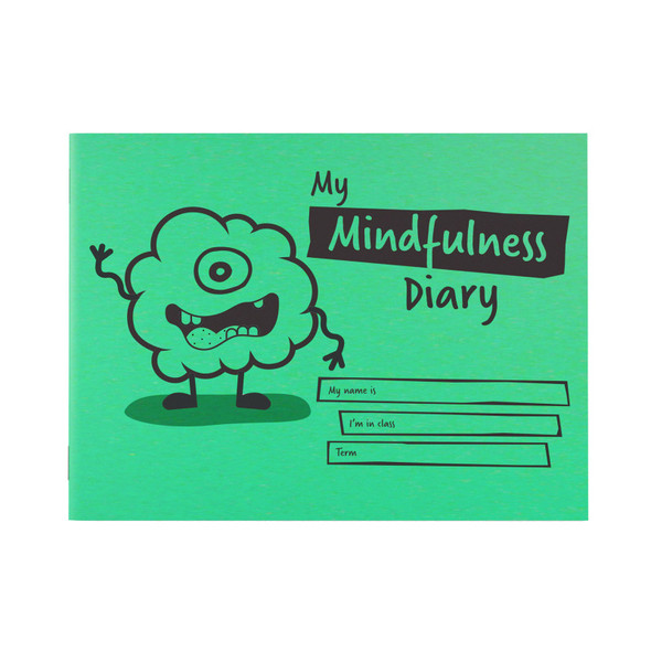 Little Monsters Mindfulness Diary, A5, 32 Pages, Green