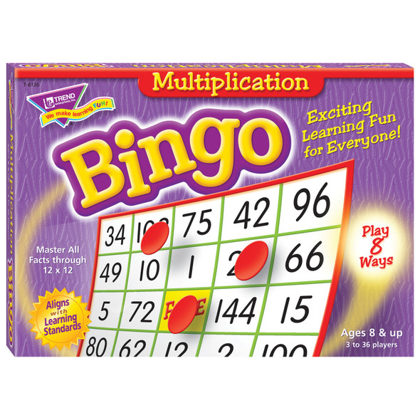 Multiplication Bingo Game