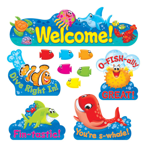 Sea Buddies™ Welcome Bulletin Board Set