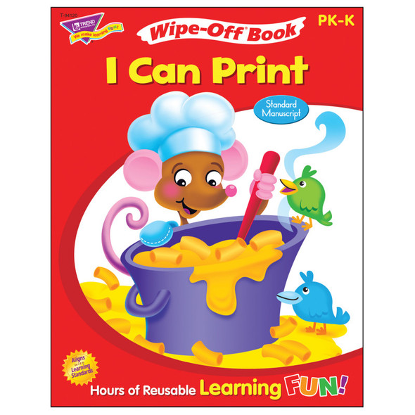 I Can Print Standard Manuscript Wipe-Off® Book, 28 pgs