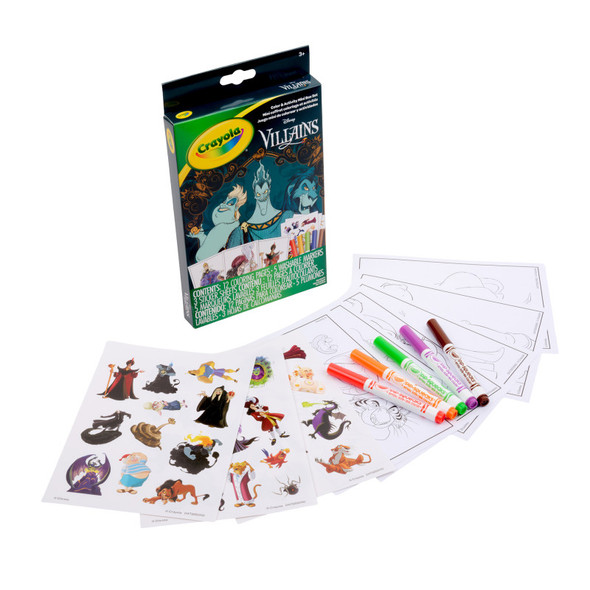 Color & Activity Mini Set, Disney Villains