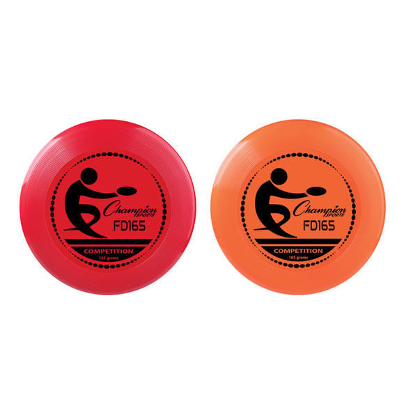 165 Gram Competition Plastic Disc, Assorted Color, Set of 2