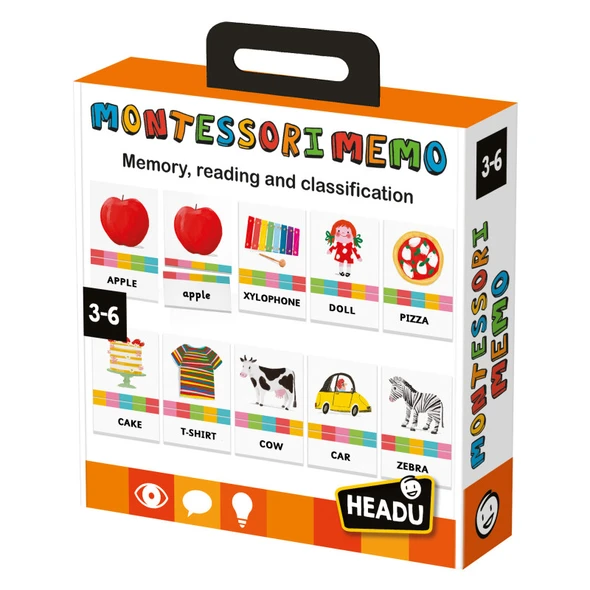 Montessori Memo Word and Image Game